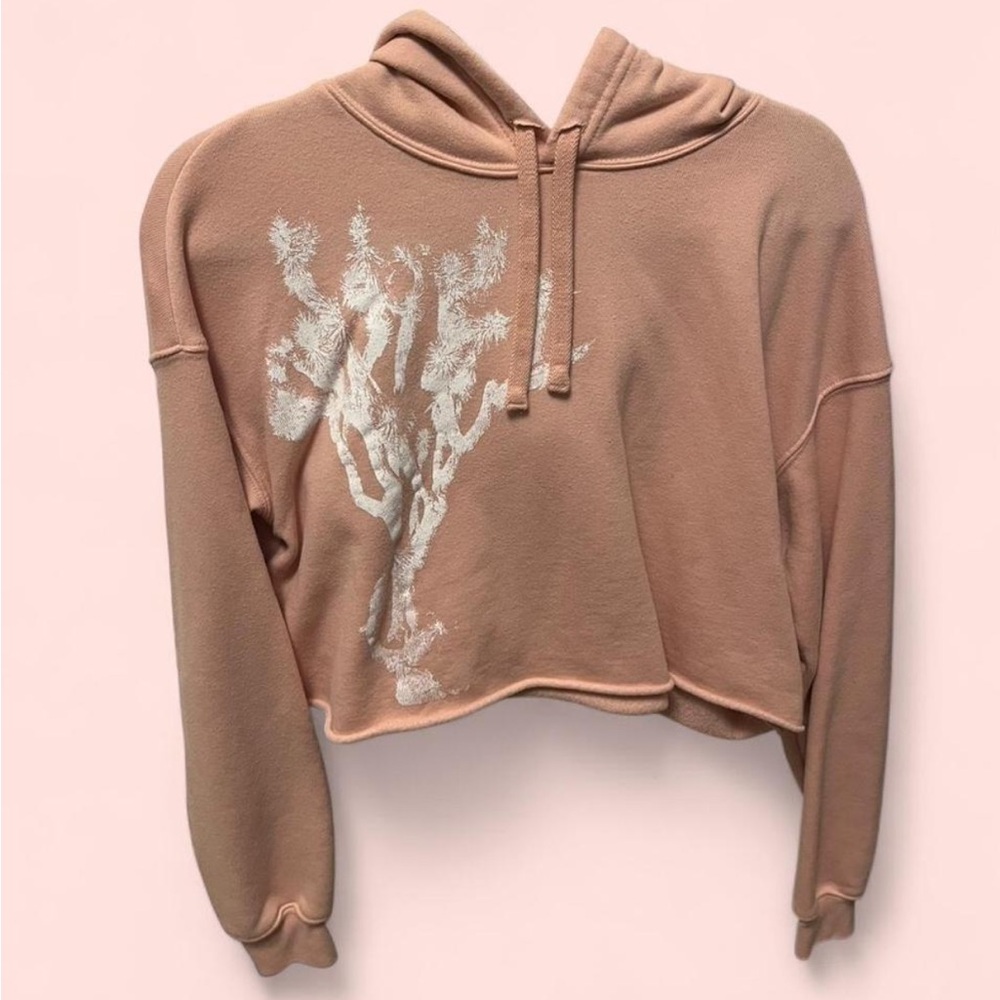 Women's Pink Hoodie with Tree Design